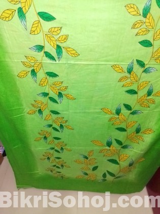 সুতির প্রিন্টেড থ্রী পিস। Printed cotton 3 piece.